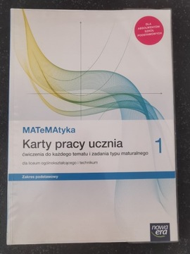 MATeMAtyka Karty pracy ucznia 1