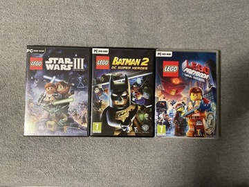 Gry pc Lego przygoda, star wars III, Batman 2