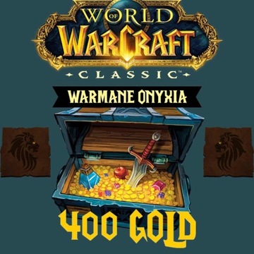 WoW GOLD 400G WARMANE ONYXIA SZYBKA WYSYŁKA