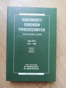 Dokumenty Soborów Powszechnych tom IV/1