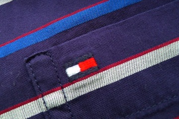 NOWA koszula TOMMY HILFIGER Slim Fit paseczki r. M