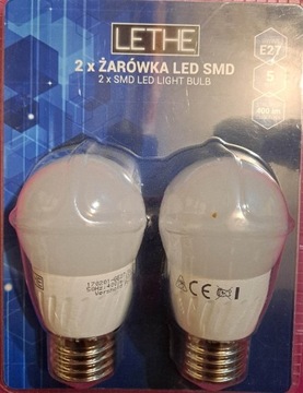 Żarówka LED 400lm 5W 2szt. Nowy zestaw!