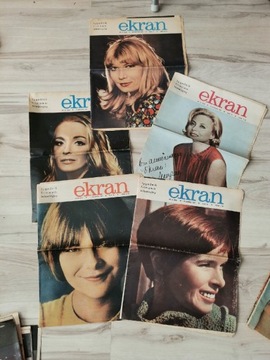 Stare czasopismo magazyn prl Ekran 1967 Vintage