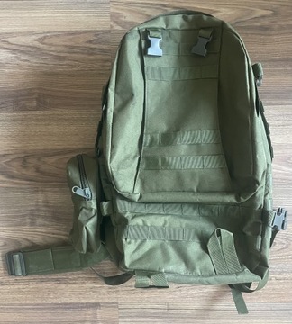 Plecak wojskowy, zielony, 50 L, używany