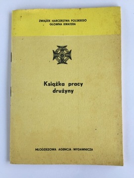 ZHP KSIĄŻKA PRACY DRUŻYNY PRL 1983