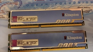 2 x Kingston DDR3, 4 GB, 1600MHz, CL9