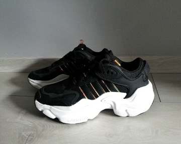 Adidas Magmur buty czarne 36 odblaskowe sneakersy 