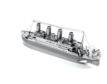 Titanic 3D Puzzle Metalowe DIY Układanka