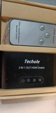 Przełącznik rozdzielacz HDMI 3-1 Techole HS 301