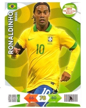 PANINI ROAD TO WORLD CUP BRAZIL 2014 RONALDINHO