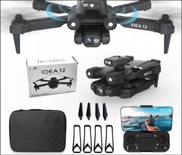 IDEA12 Dron z Kamerą 1080P FPV RC Quadcopter 360°