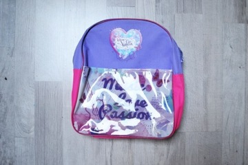 Liliowy plecak Violetta plecaczek Disney fioletowy