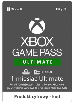 XBOX GAME PASS 30 DNI KOD KLUCZ STARE I NOWE KONTA