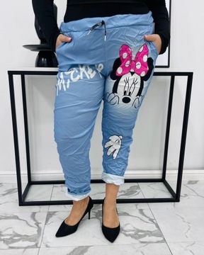 Spodnie Plus Size Myszka Minnie