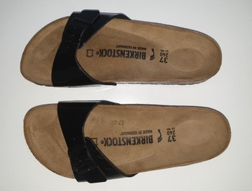 BIRKENSTOCK MADRID BS BLACK KLAPKI 37