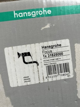 Bateria ścienna Hansgrohe Focus 31825000