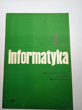 Czasopismo Informatyka 3/1988