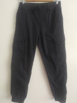 H&M Spodnie joggery z diagonalu NOWE 152 158 