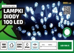 Lampki DIODY 100 LED zewnętrzne 