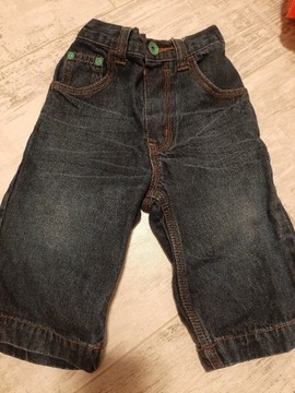 Jeansowe spodnie dla chłopca Cherokee 6-9 miesięcy