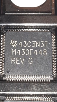 M430F448 mikrokontroler Texas 
