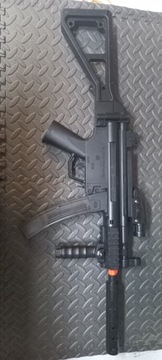 Karabinek szturmowy mp5k na kulki żelowe asg