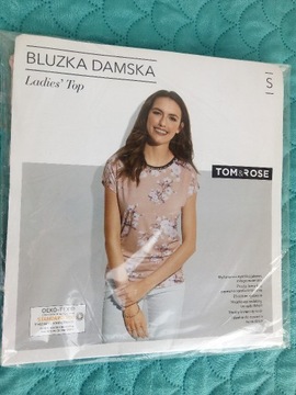 BLUZKA DAMSKA  rozmiar S  Tom&Rose   kwiaty   NOWA