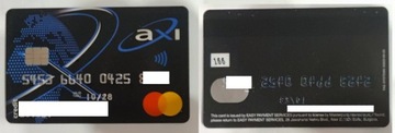 AXI  BANK - kolekcjonerska -  kredytowa  Polska  