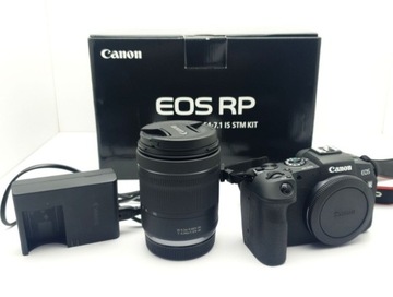 Canon Eos RP+obiektyw RF 24-105 mm f-4-7.1 IS STM