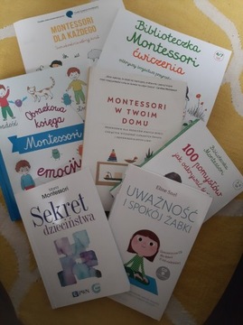 Książki Montessori zestaw 