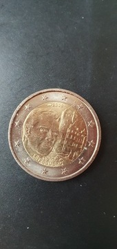 Luksemburg 2 euro 2008 rok