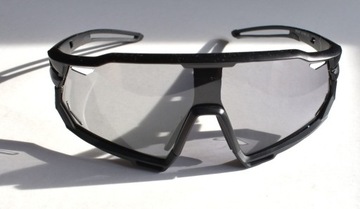 Okulary sportowe fotochrom UV400 bezbarwne, CE