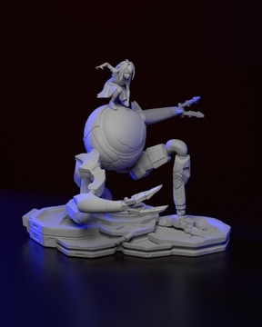 Figurka druk 3D żywica " Penny "- 120 mm