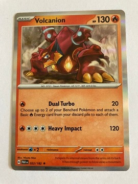 Pokemon TCG Paradox Rift: Volcanion Holo 022/182