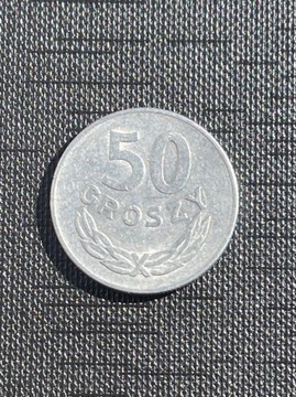 Moneta numizmatyka 50 gr groszy 1975