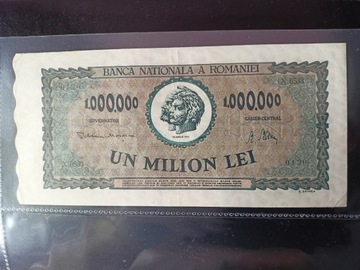 Rumunia 1,000,000 Lei 1947 r. rzadki