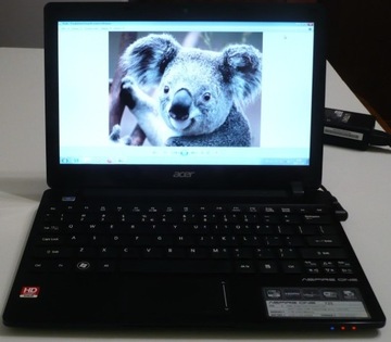 Laptop Acer Aspire One 725 11,6" kamerka