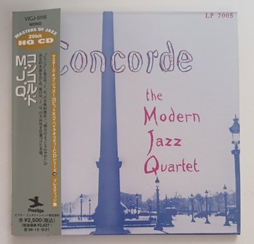 Modern Jazz Quartet Concorde Japan miniLP HQ