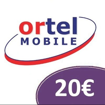 Doładowanie Ortel Mobile €20 Euro Kod Niemcy DE