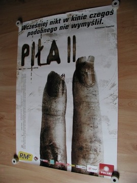 PIŁA 2, 5 / SAW II, V - Plakat kinowy, Jigsaw BDB