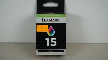 LEXMARK 15 oryginalny tusz kolor