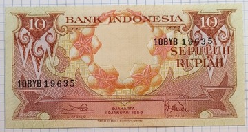 Indonezja - 10 Rupii