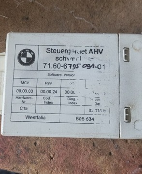 Moduł haka Ahv bmw e90 e91 71.60-6795 091-01