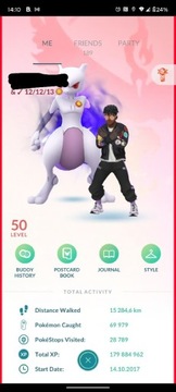 !50lvl! Konto Pokemon Go