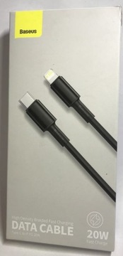  Kabel BASEUS USB-C Lightning iPhone 20W 100cm 