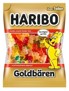 Haribo żelki 175g Złote Misie Goldbären z Niemiec