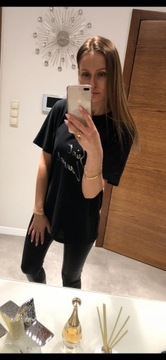 Saint Laurent tshirt roz S raz nałożony 