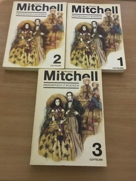 Przeminęło z Wiatrem - Margaret Mitchell 3 tomy