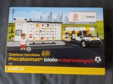 Zestaw COBI 1332 Paczkomat biało-czerwonych Inpost