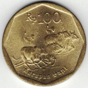 Indonezja 100 rupii 1998 22 mm nr 1